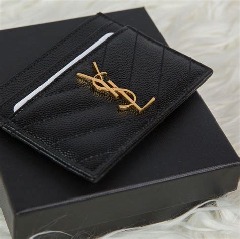 ysl card holder beige|ysl card holders for women.